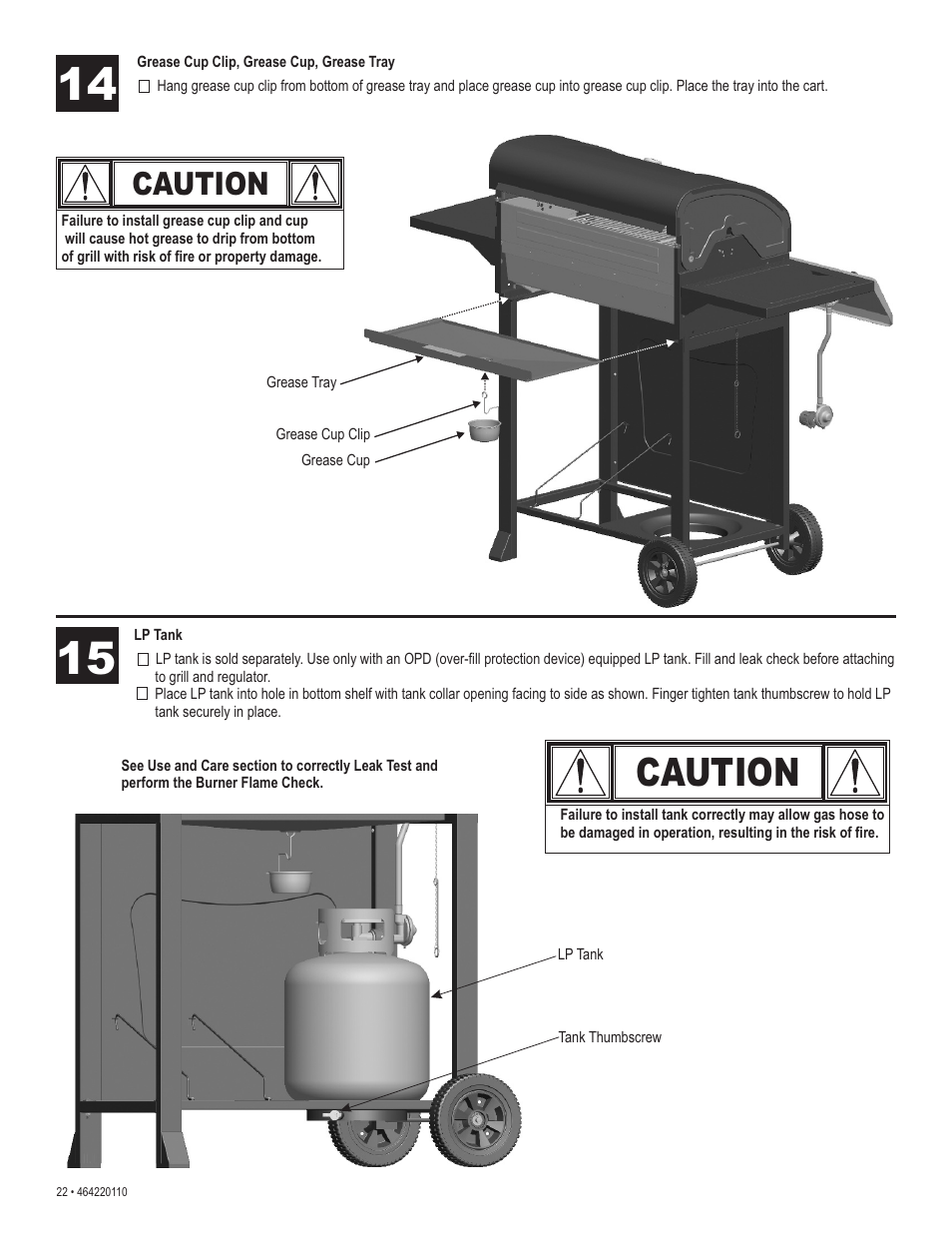 Caution | Kenmore 415.1612801 User Manual | Page 22 / 28