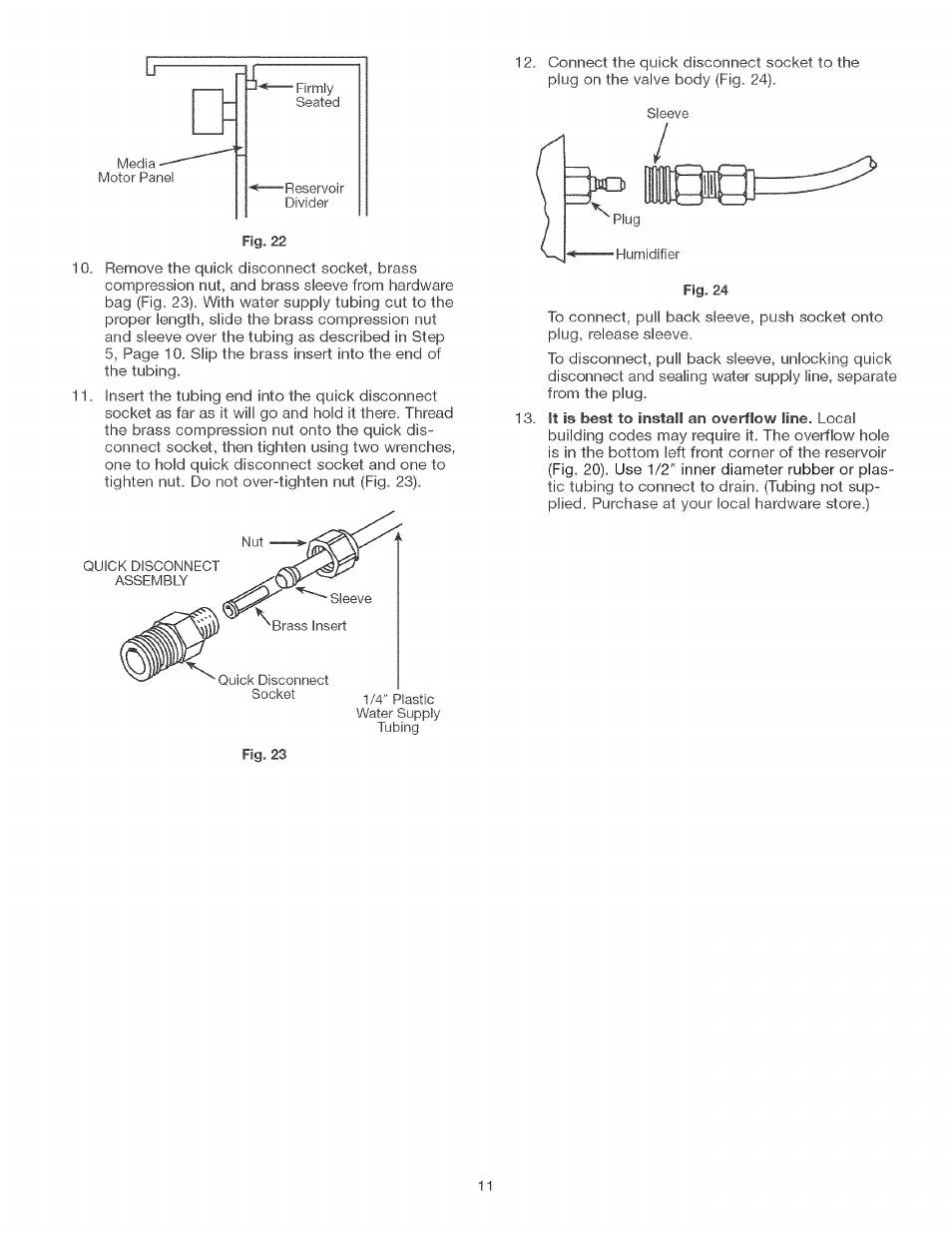 Kenmore CENTRAL HUMIDIFIER 303.9380612 User Manual | Page 11 / 18