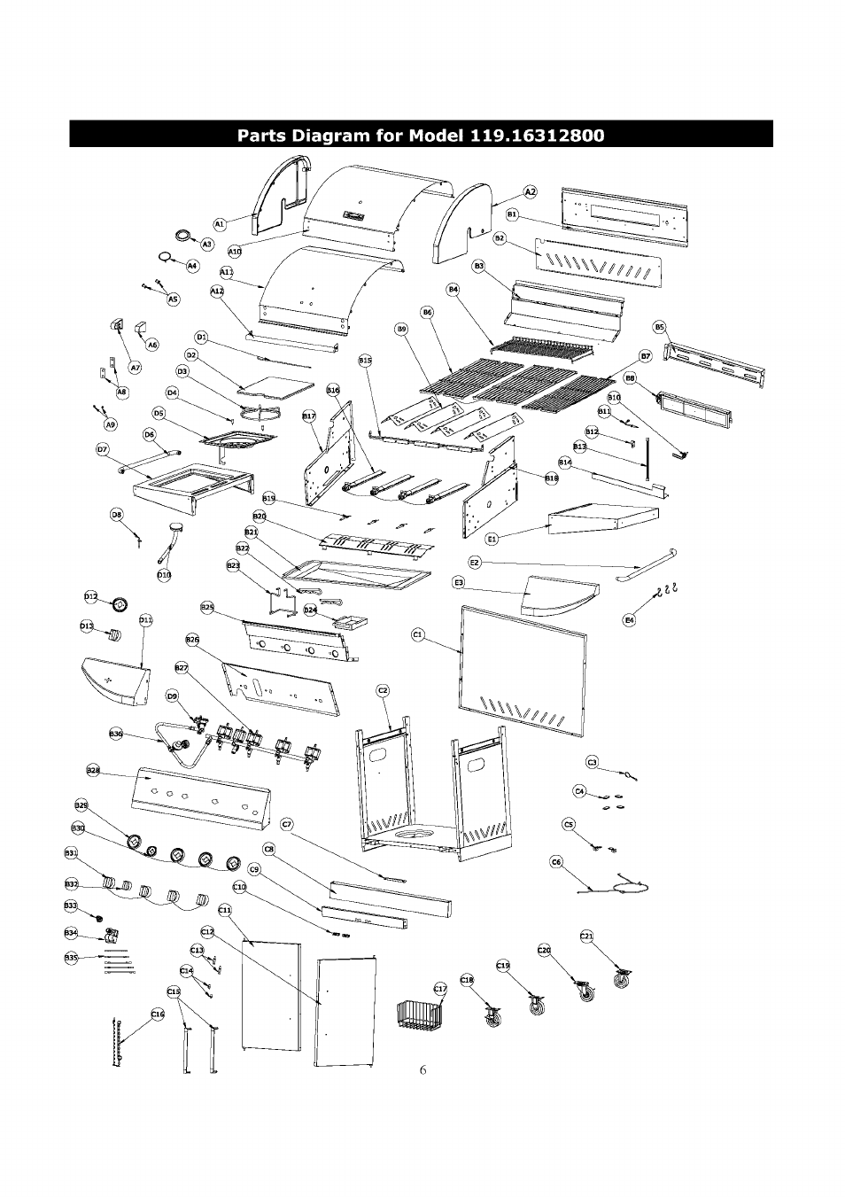 Kenmore 119.16312800 User Manual | Page 6 / 31