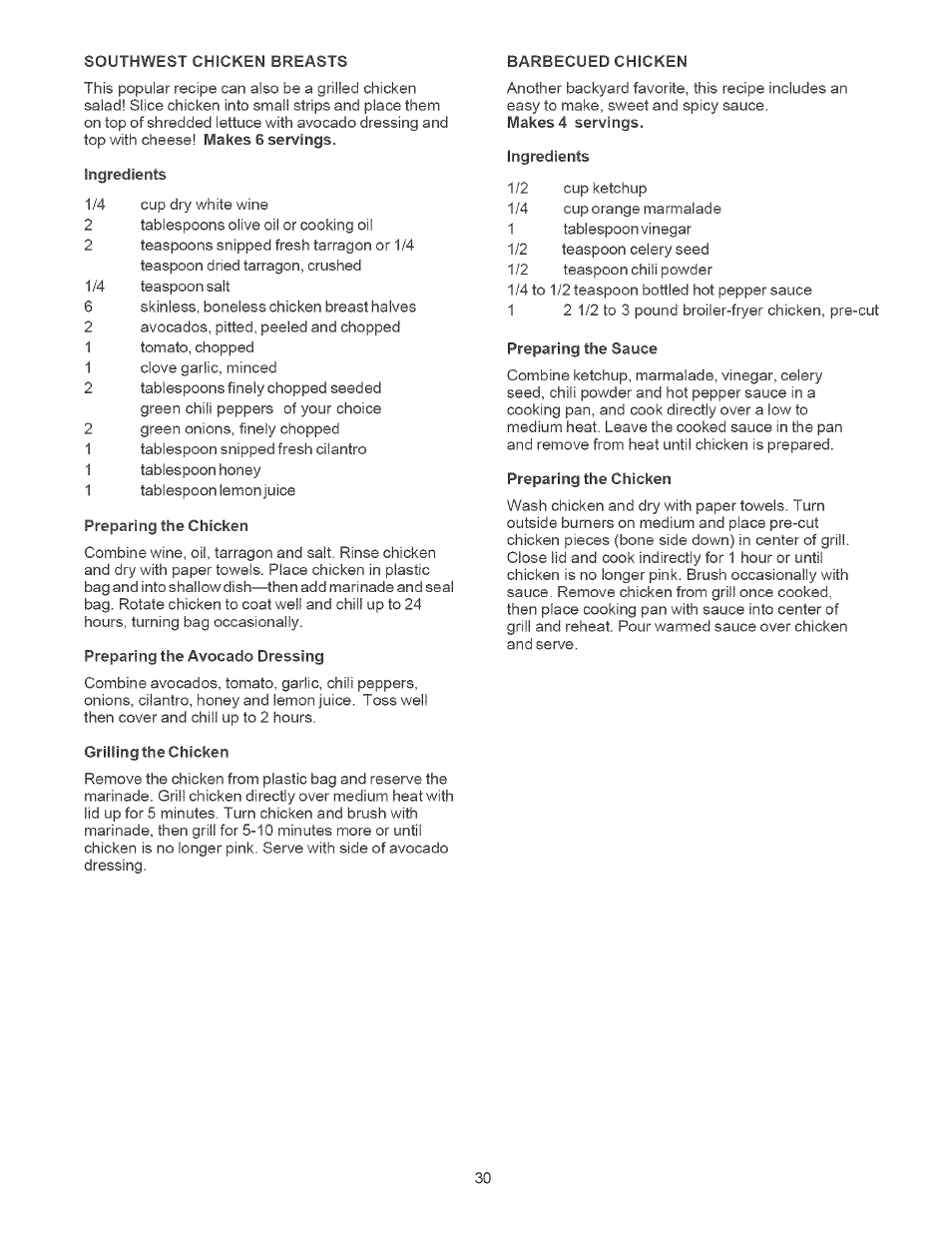 Kenmore 141.1664 User Manual | Page 30 / 33