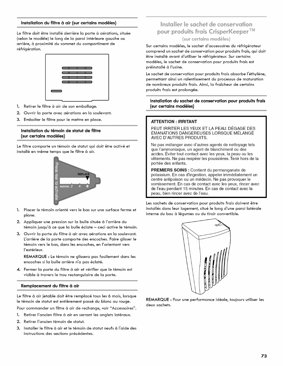 Kenmore 106.511800 User Manual | Page 73 / 92