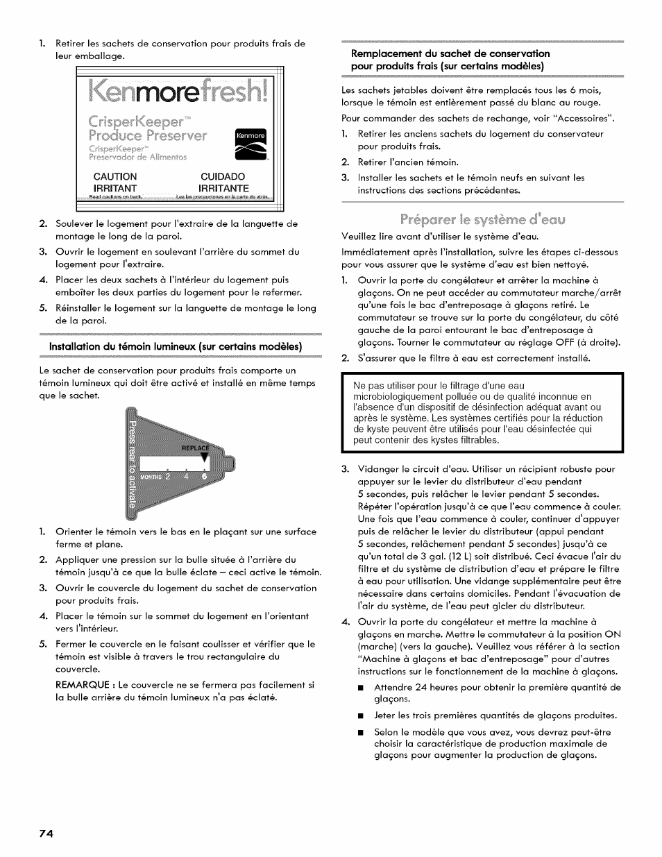 More | Kenmore 106.511800 User Manual | Page 74 / 92