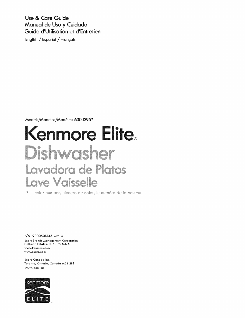 Kenmore 630.1395 User Manual | 21 pages