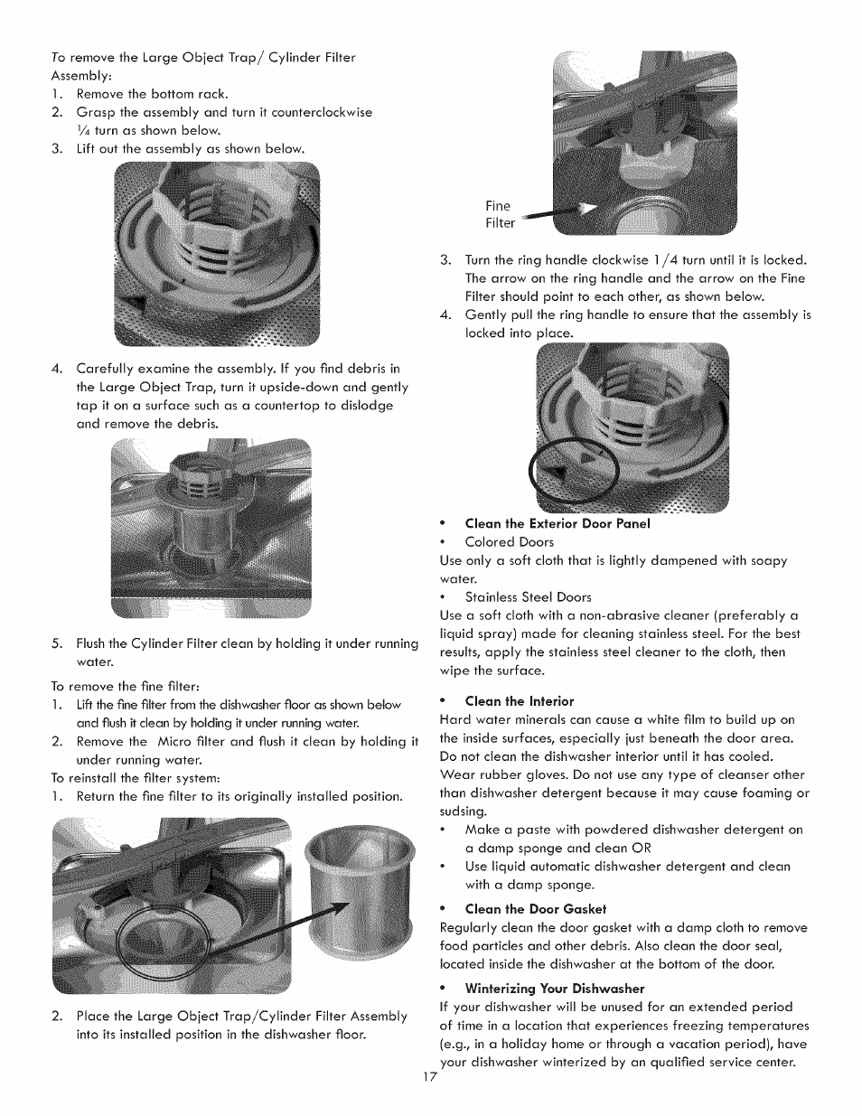 Kenmore 630.1395 User Manual | Page 17 / 21