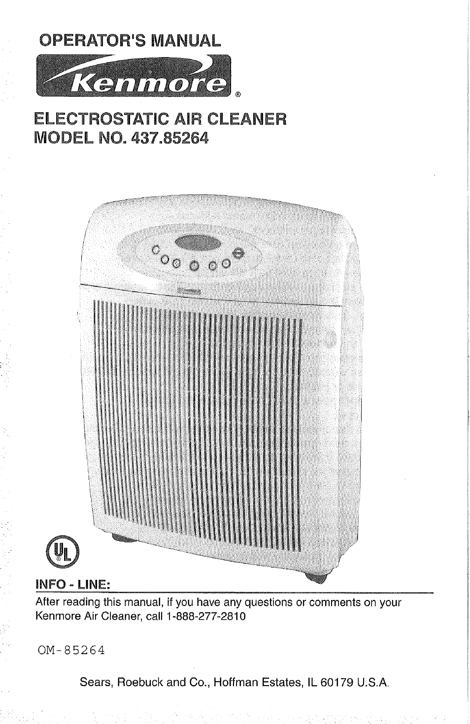 Kenmore 437.85264 User Manual | 15 pages