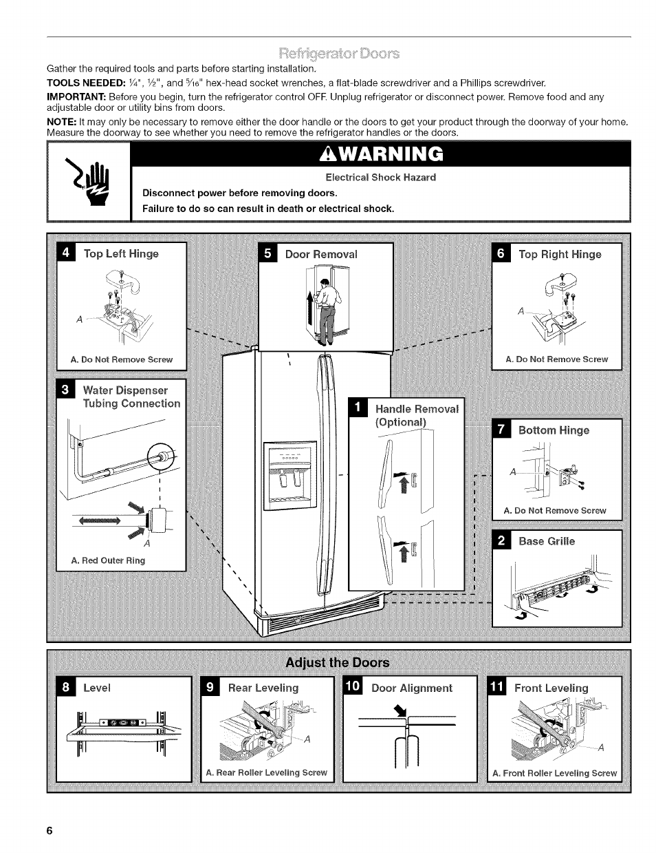 Cjly, Awarning | Kenmore 2305761A User Manual | Page 6 / 76