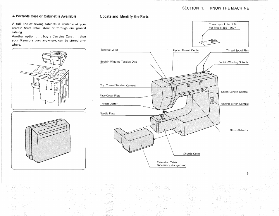 Kenmore 385.11607 User Manual | Page 5 / 46