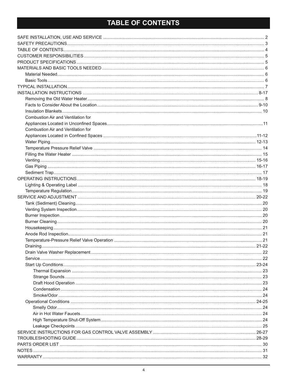 Kenmore 153.33453 User Manual | Page 4 / 32