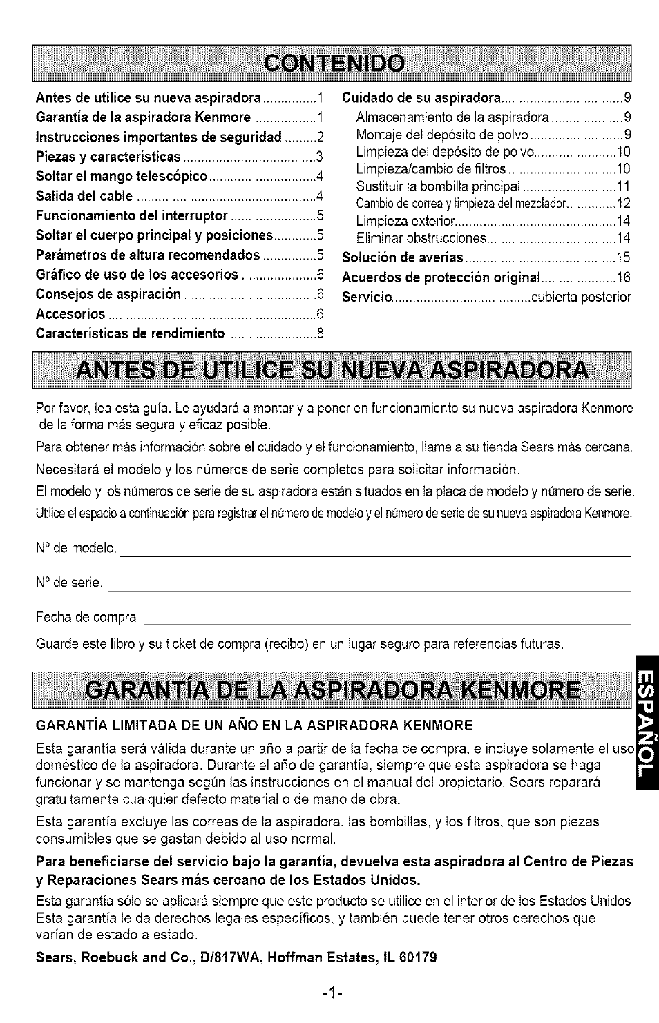 Kenmore 721.358205 User Manual | Page 19 / 36