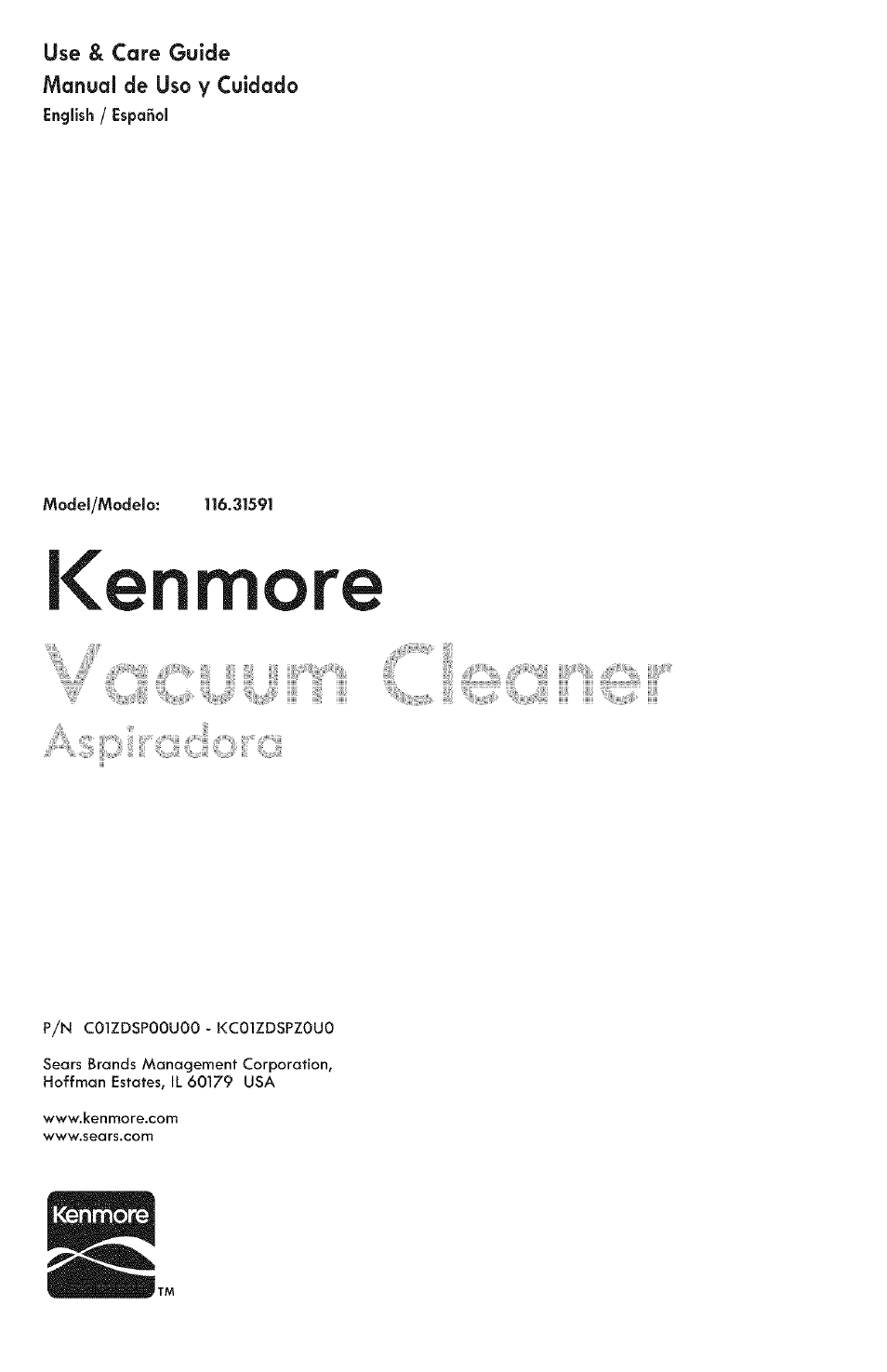 Kenmore ASPIRADORA 116.31591 User Manual | 51 pages