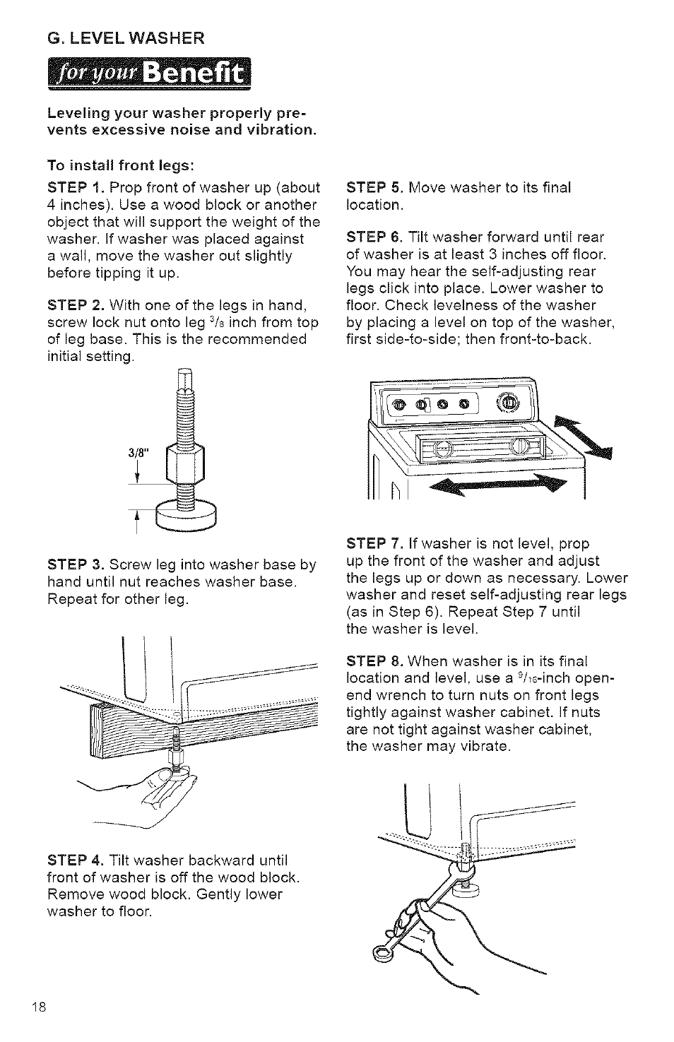 Or ÿomrbénéfit | Kenmore 3950144 User Manual | Page 18 / 37