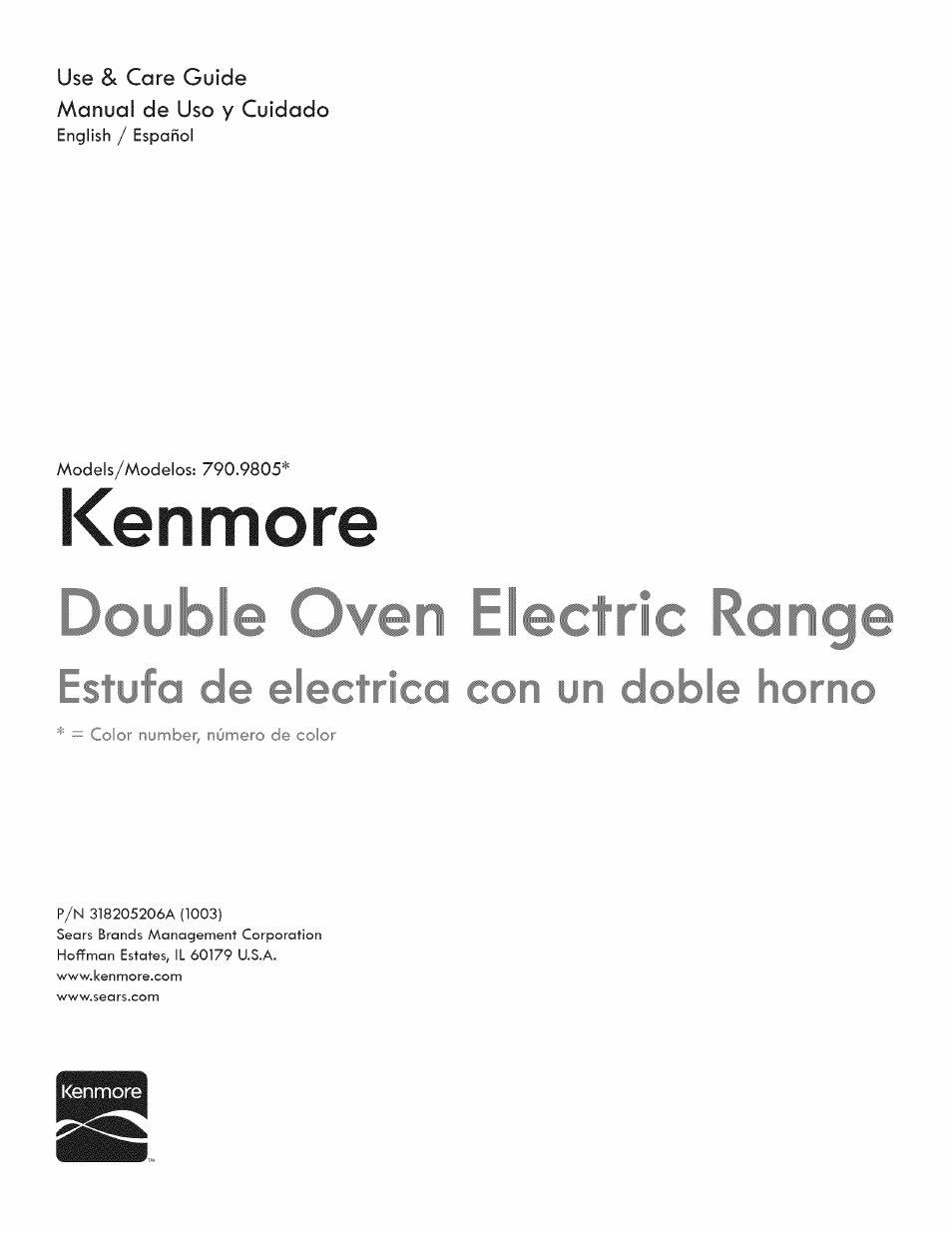 Kenmore 790.9805 User Manual | 30 pages