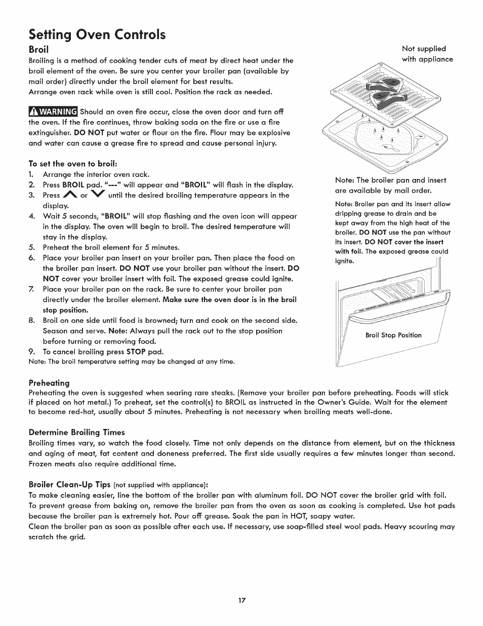 Kenmore 790.9805 User Manual | Page 17 / 30