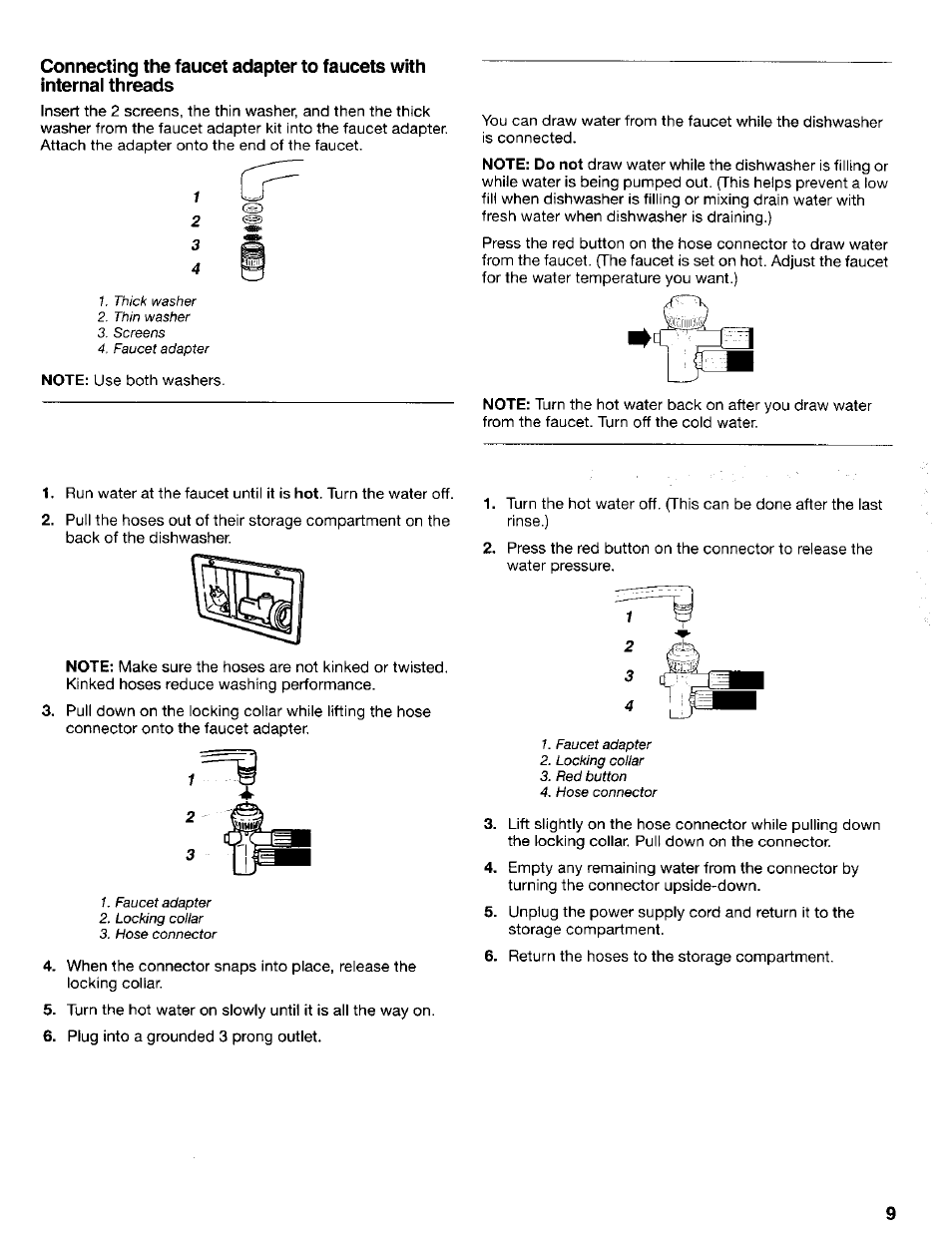Kenmore 665.17425 User Manual | Page 9 / 20