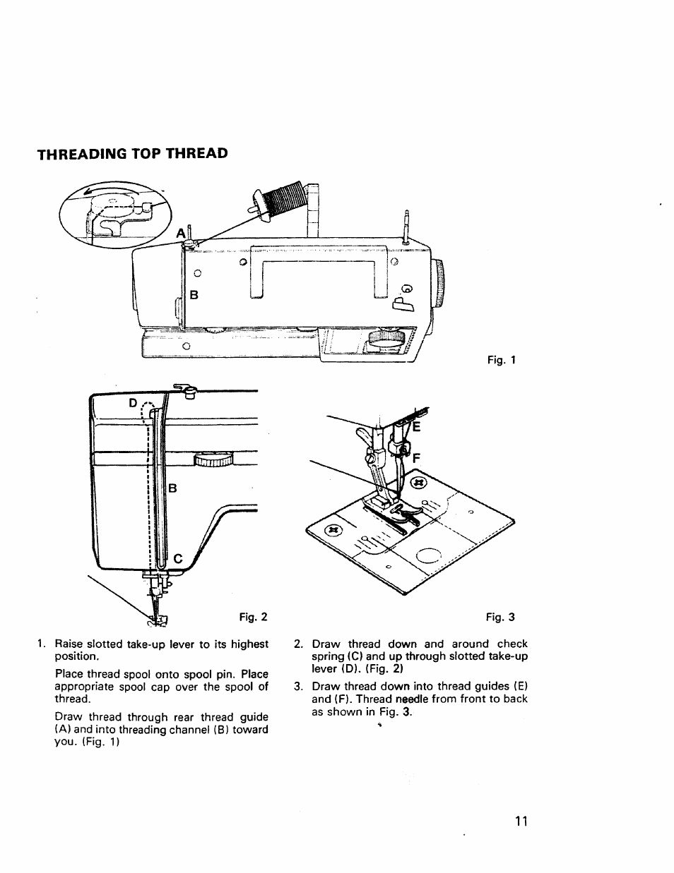 Threading top thread | Kenmore 17921 User Manual | Page 14 / 65