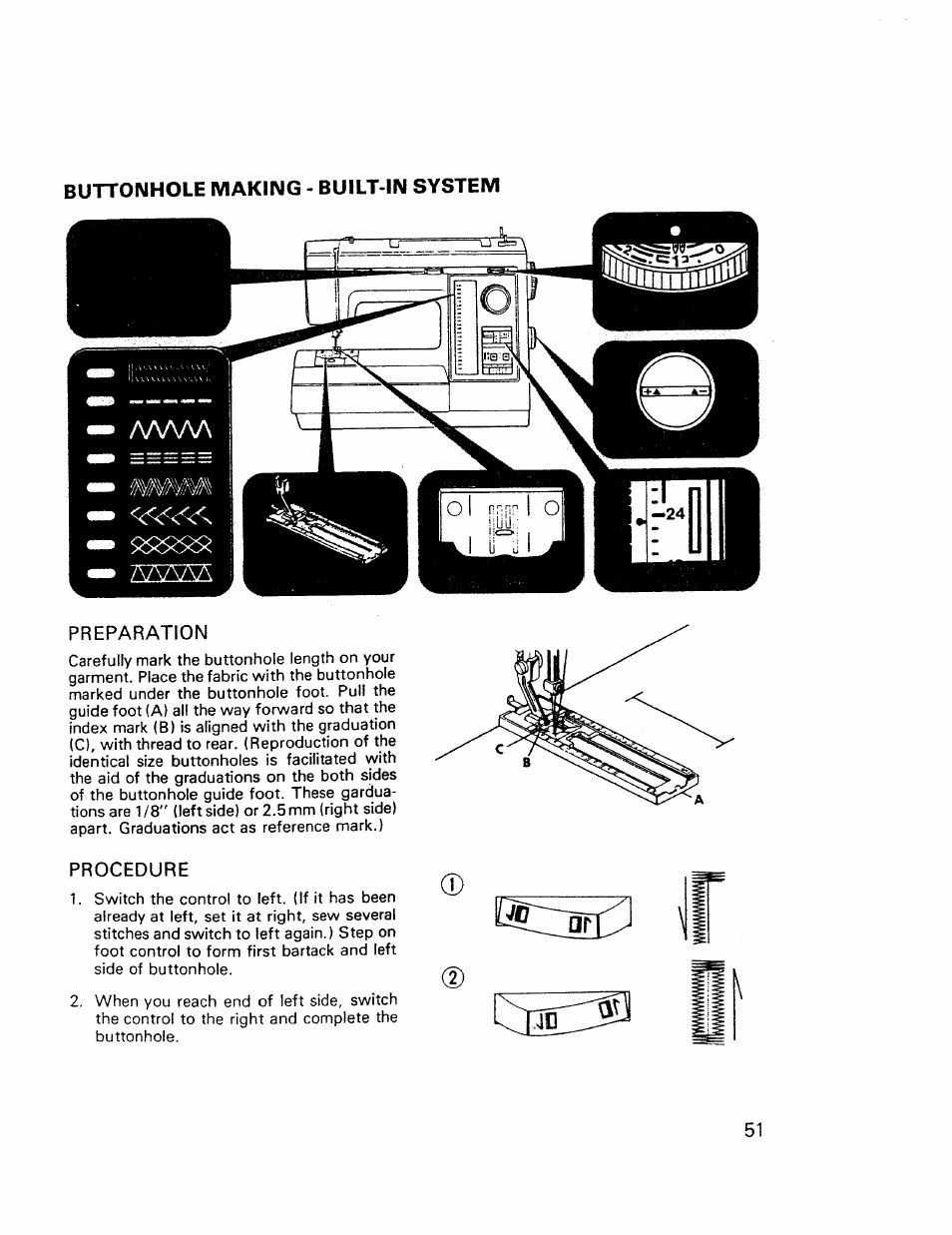 Preparation, Procedure | Kenmore 17921 User Manual | Page 54 / 65