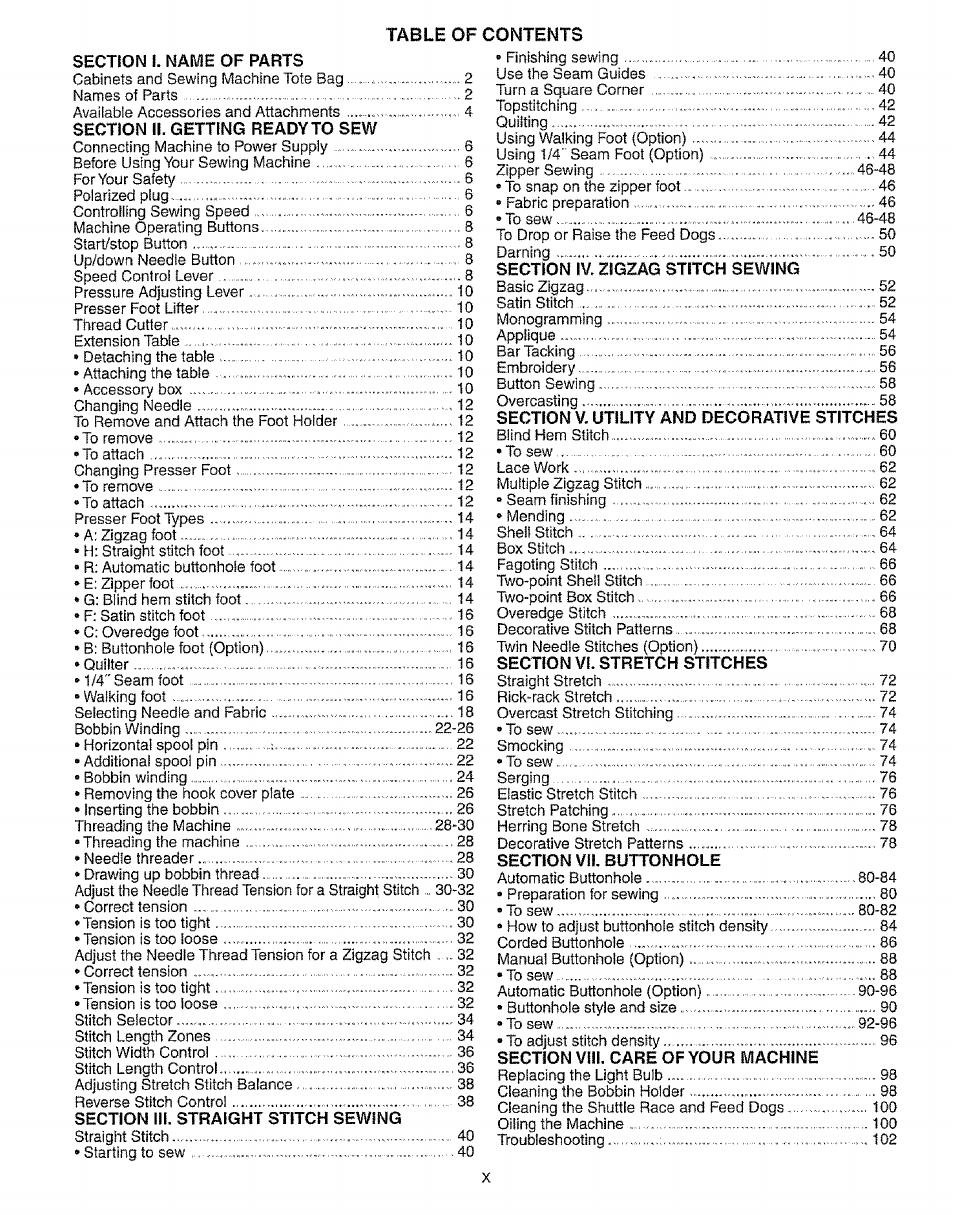 Kenmore 385.16231 User Manual | Page 11 / 117