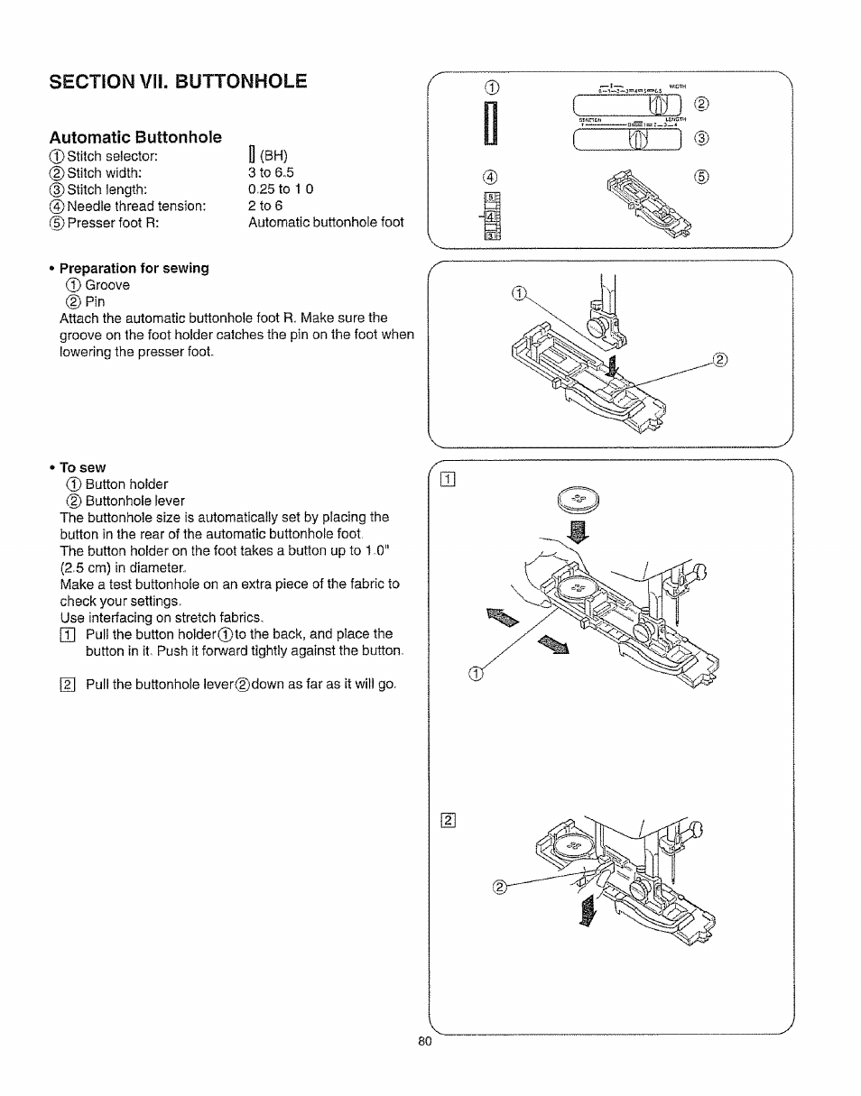 Automatic buttonhole, D pin | Kenmore 385.16231 User Manual | Page 92 / 117