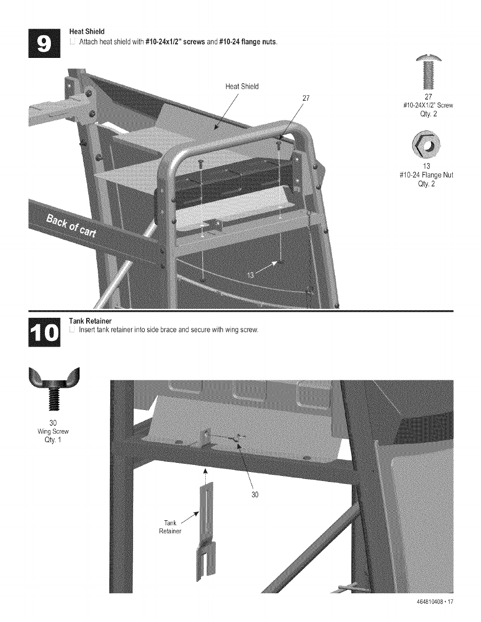 Tank retainer | Kenmore 415.161108 User Manual | Page 17 / 28