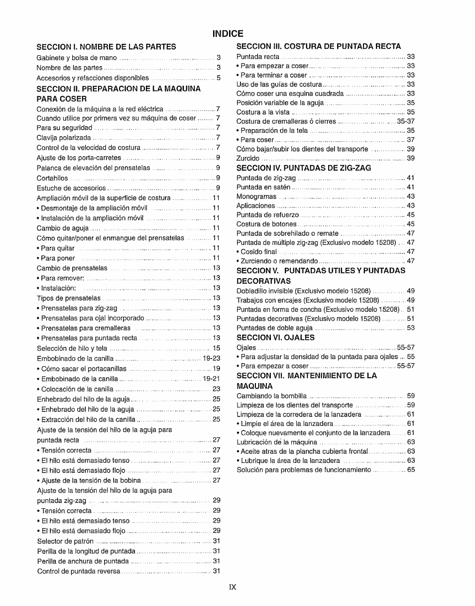 Kenmore 385.15208 User Manual | Page 8 / 75