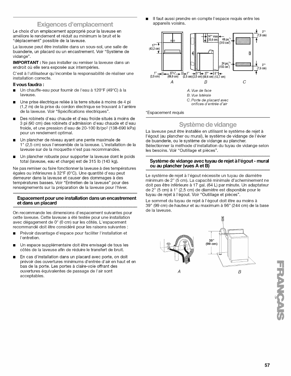 Kenmore OASIS HT W10026626B User Manual | Page 57 / 80