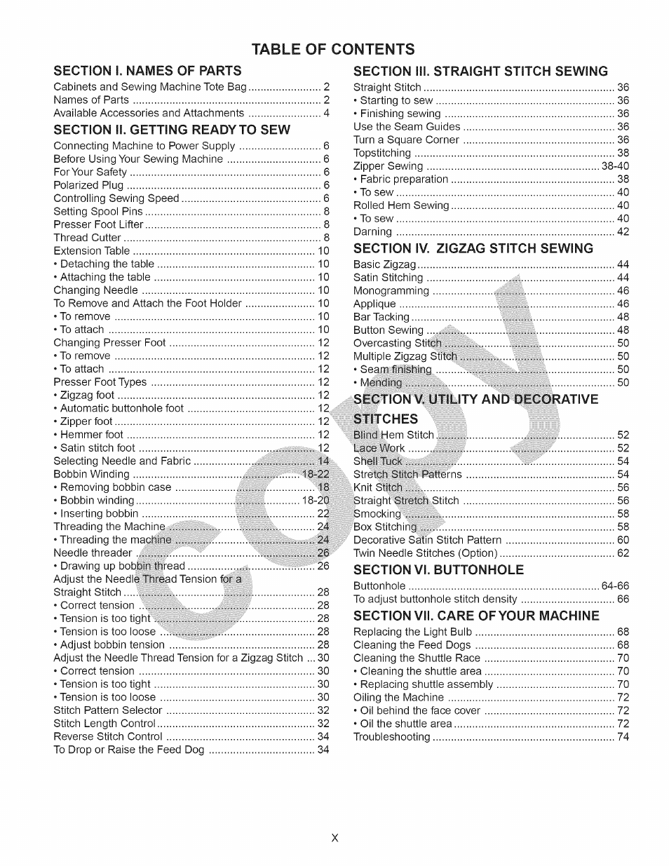 Kenmore 15358 User Manual | Page 11 / 89