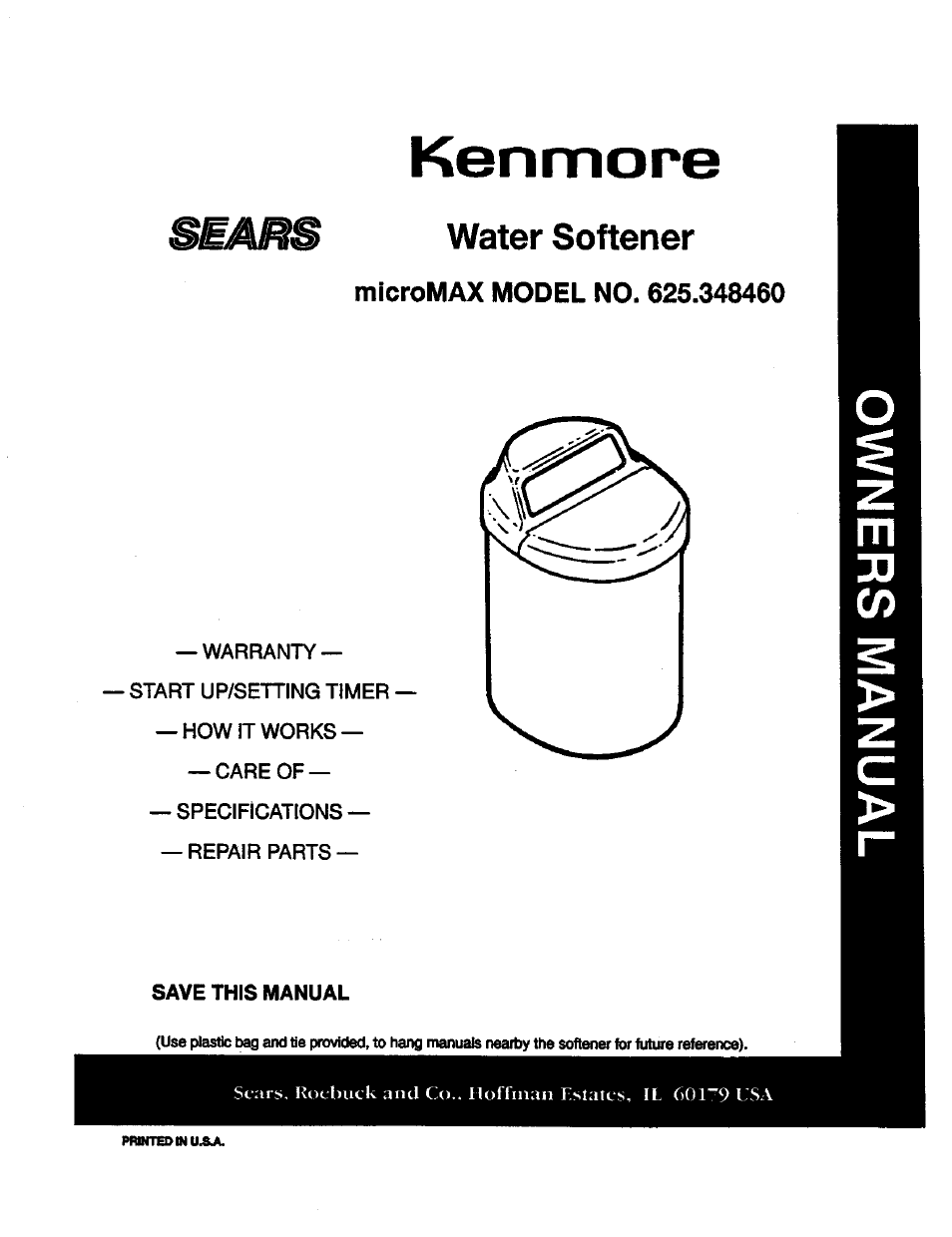 Kenmore 625.34846 User Manual | 32 pages