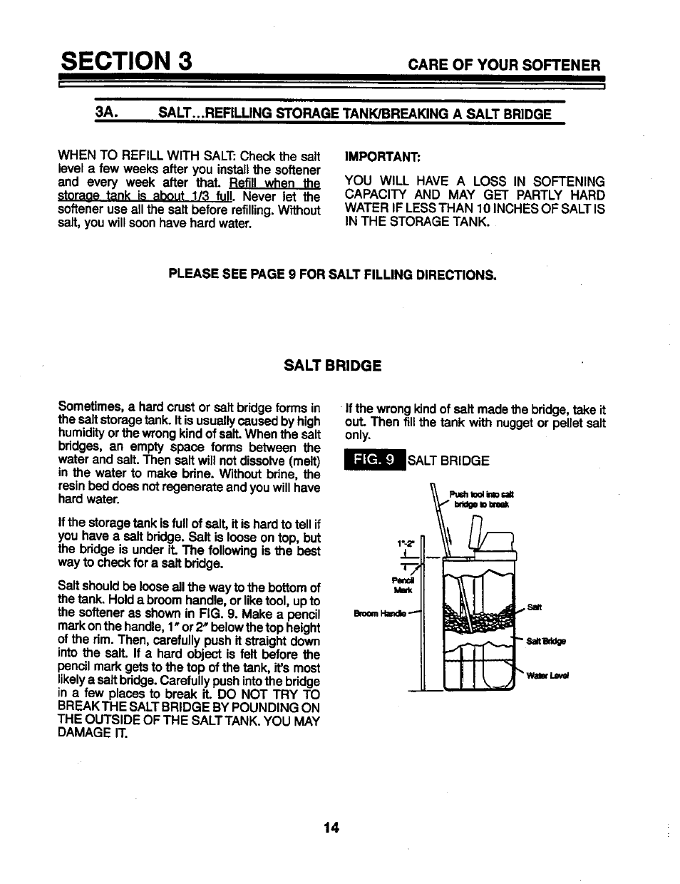 Salt bridge | Kenmore 625.34846 User Manual | Page 14 / 32