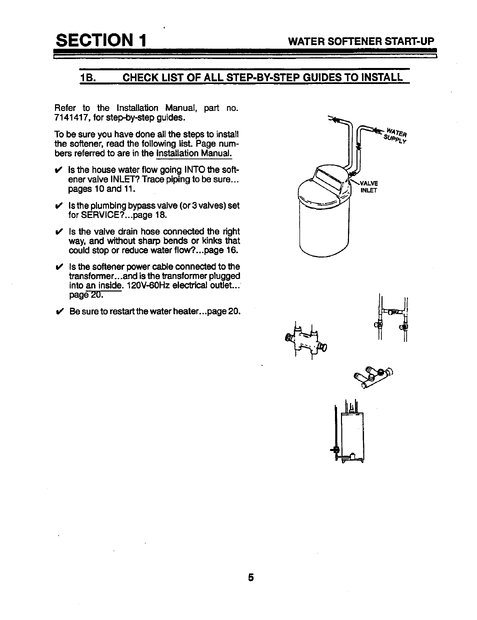 Check list of all step-by-step guides to install | Kenmore 625.34846 User Manual | Page 5 / 32