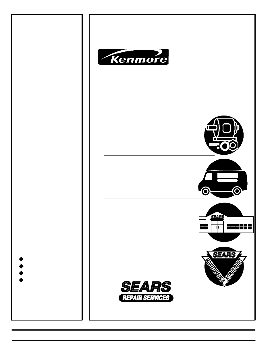 Reverse osmosis drinking water system, Owner’s manual, Model no | 1 -- part, 1 -- repair | Kenmore 625.347001 User Manual | Page 20 / 20