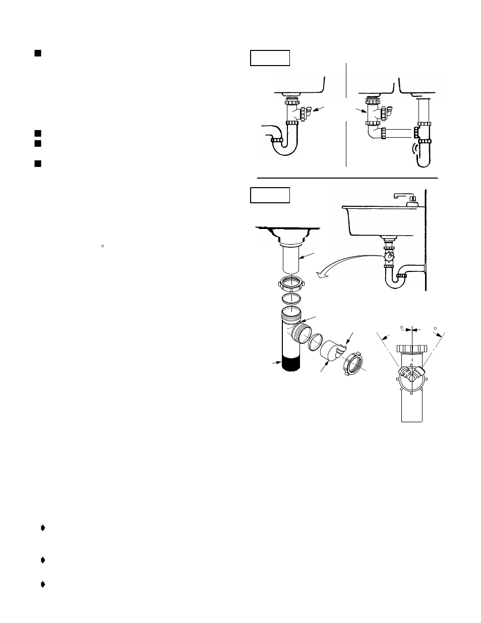 Step 2: install drain adapter, Step 3: install faucet | Kenmore 625.347001 User Manual | Page 6 / 20