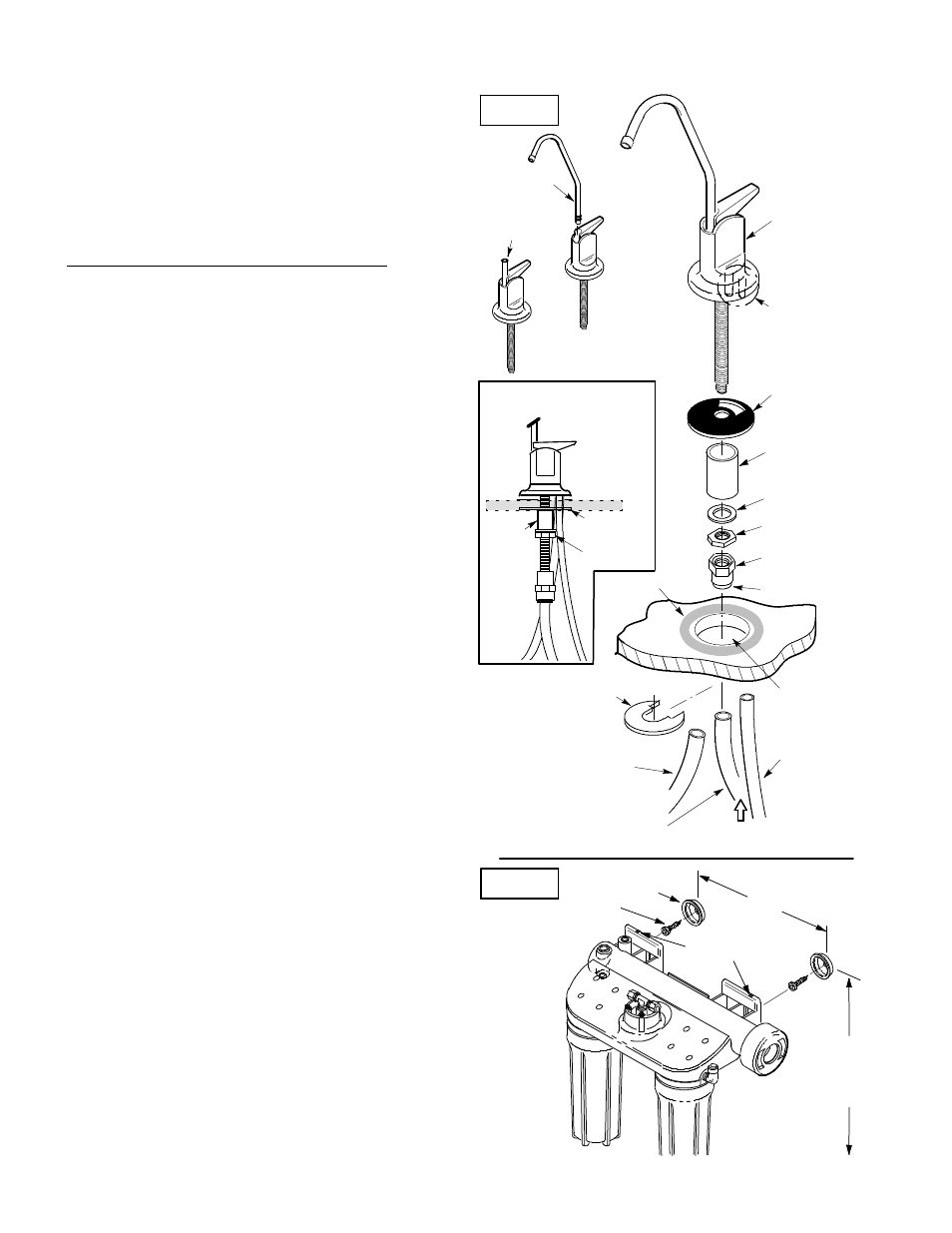 Step 3: install faucet (cont.), Step 4: install ro assembly | Kenmore 625.347001 User Manual | Page 7 / 20