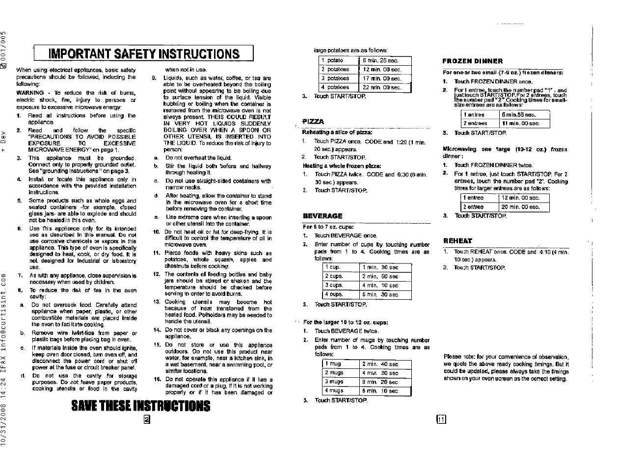 Kenmore 87133 User Manual | Page 12 / 13