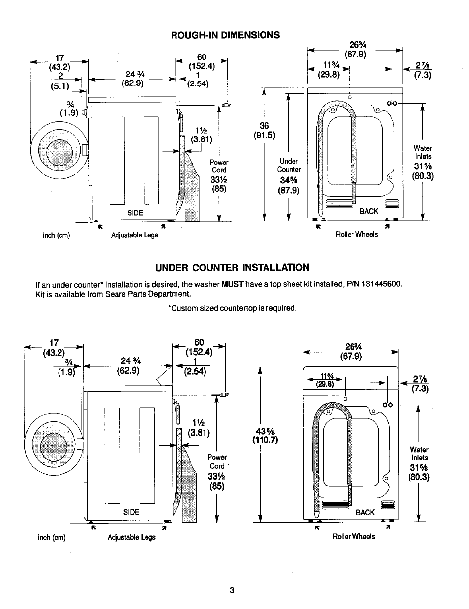 Kenmore 131801800 User Manual | Page 3 / 5