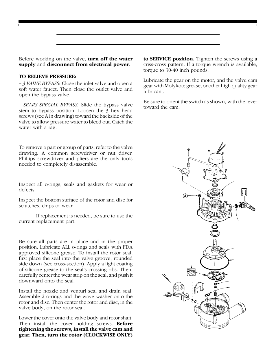 Service tech. information, 5b. rotary valve service | Kenmore 625.348420 User Manual | Page 23 / 32