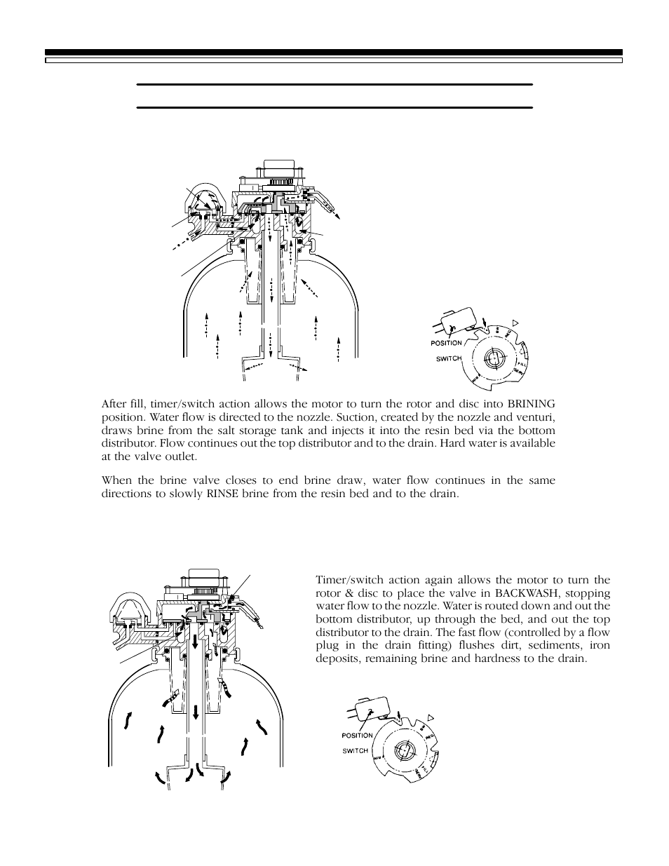 Service tech. information, 5c. water flow through the softener valve | Kenmore 625.348420 User Manual | Page 25 / 32