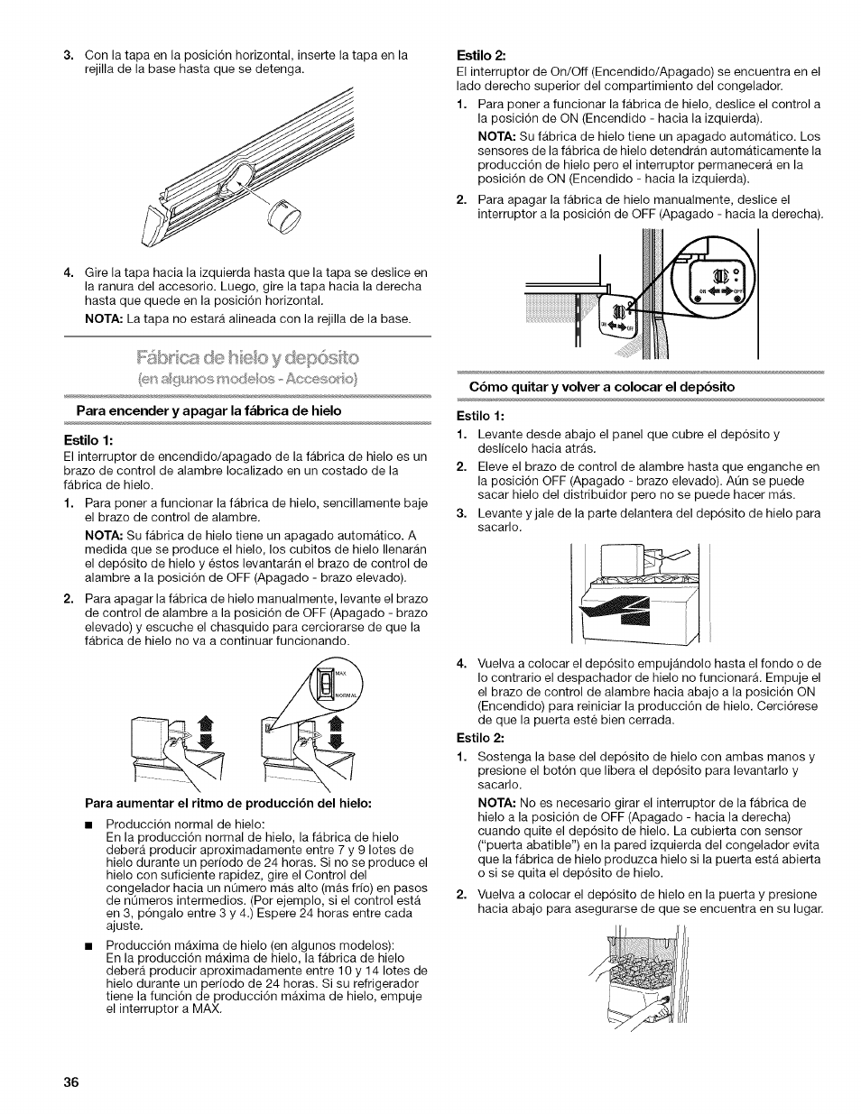 Estilo 2 | Kenmore WIOI67097A User Manual | Page 36 / 72