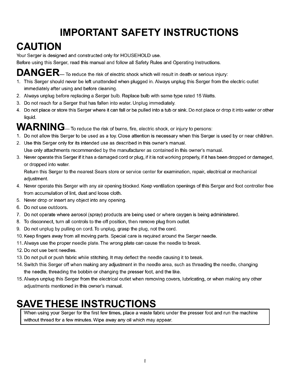 A al, Important safety instructions caution, Warning | 3/we "phe3e in3tf^uoxion3 | Kenmore 385.166551 User Manual | Page 2 / 113