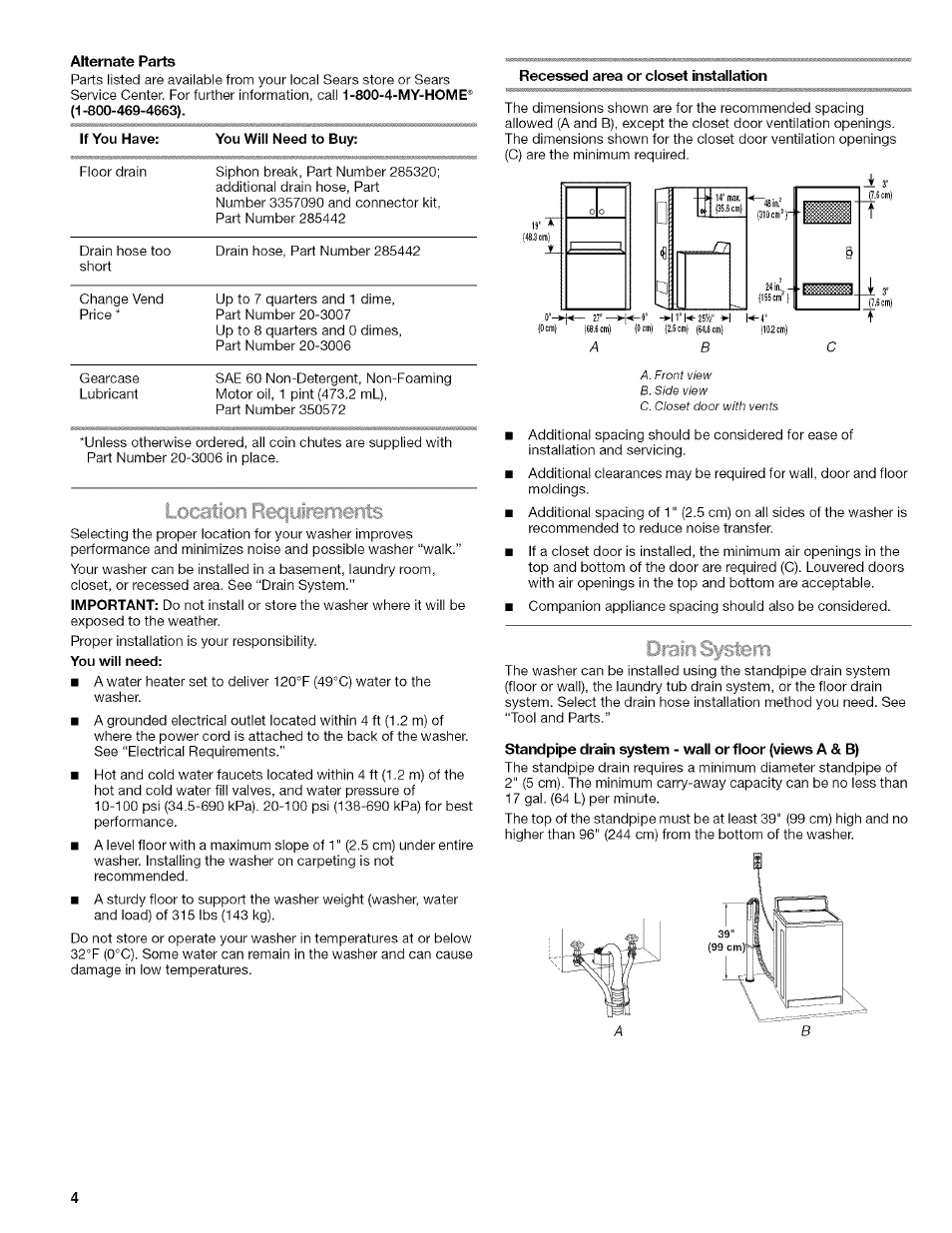 Kenmore 3948598A User Manual | Page 4 / 16