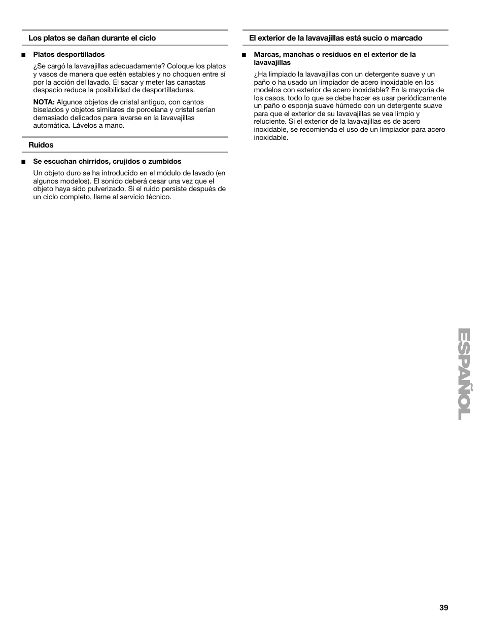 Kenmore 665.1776 User Manual | Page 39 / 60