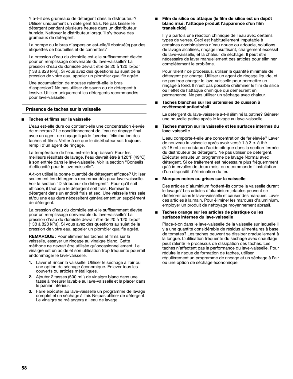 Kenmore 665.1776 User Manual | Page 58 / 60