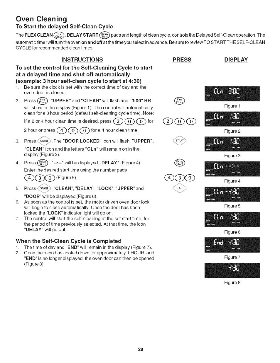 Dx£), Ictn l'su, Oven cleaning | Kenmore 790.479 User Manual | Page 28 / 36