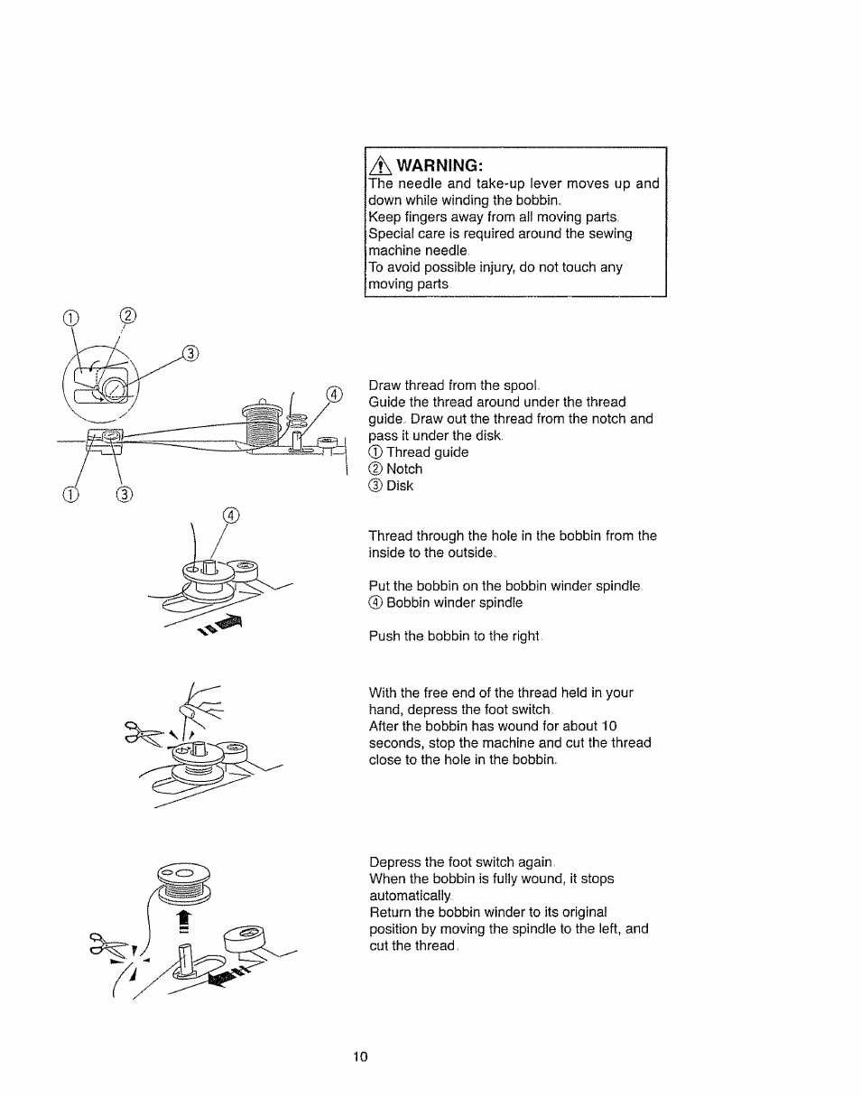 Warning | Kenmore 385.11703 User Manual | Page 18 / 41