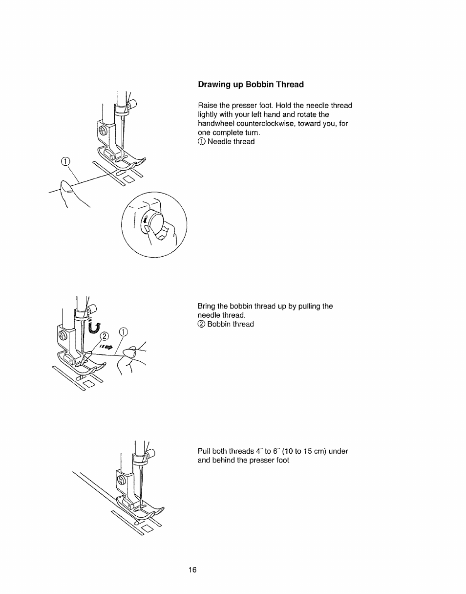 Drawing up bobbin thread | Kenmore 385.11703 User Manual | Page 24 / 41