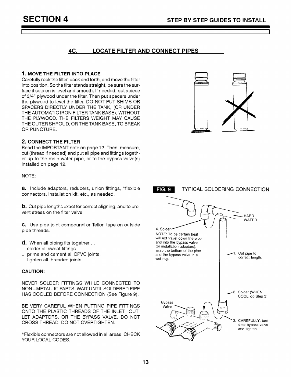 Locate filter and connect pipes | Kenmore 7146611 User Manual | Page 13 / 20