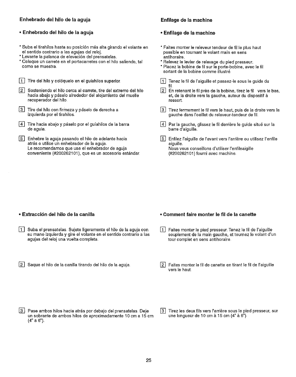 Comment faire monter le fil de la canette | Kenmore 385.15512 User Manual | Page 33 / 79