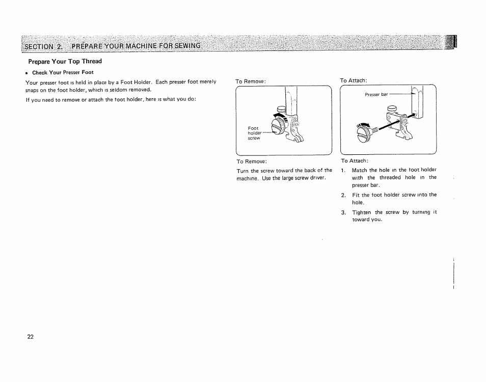 Prepare your top thread | Kenmore 19501 User Manual | Page 23 / 98