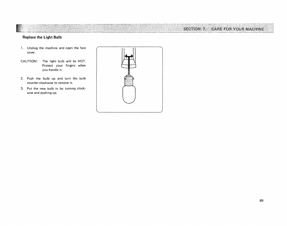 Replace the light bulb | Kenmore 19501 User Manual | Page 90 / 98