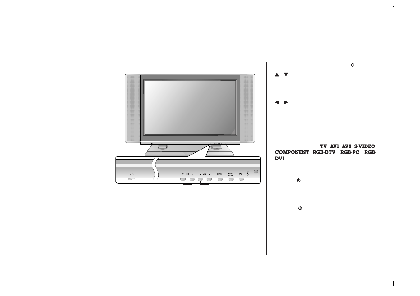 Localización y función de los controles, Panel frontal | Kreisen KR-370T User Manual | Page 52 / 88