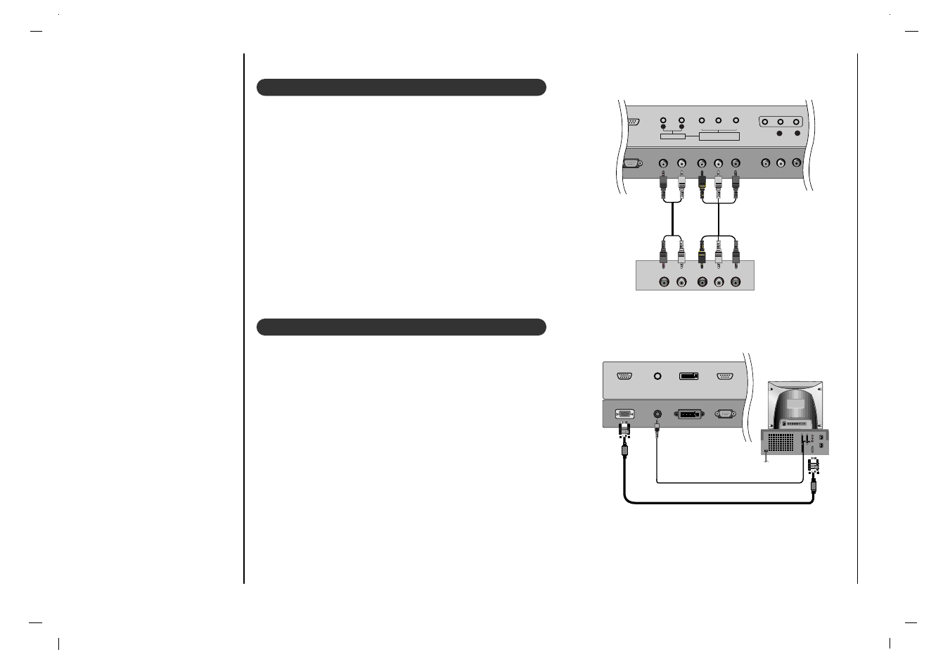 Conexión de equipos externos, Viendo dtv, Cómo conectar | Cómo usar, Viendo pc/dtv | Kreisen KR-370T User Manual | Page 58 / 88